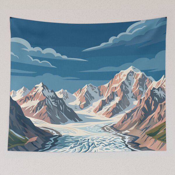 Item preview, Kluane National Park Canada Travel Vintage designed and sold by RareDeerArt.