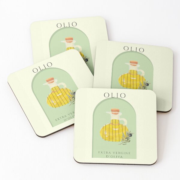 Item preview, Vintage Olive Oil Bottle Botanical Watercolor Art designed and sold by TheMinimalFrame.