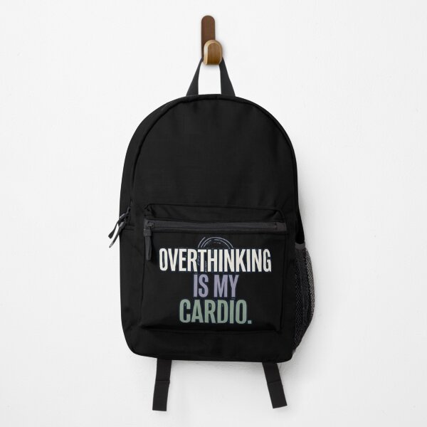 Item preview, Overthinking Is My Cardio | Funny Overthinker Mental Health designed and sold by Amr Darwish Graphic designer.