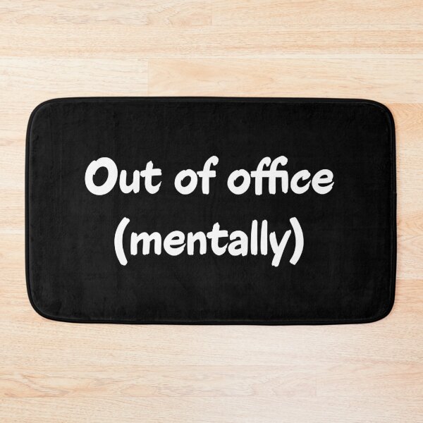 Item preview, Out Of Office Mentally Office Worker Introvert Stamp designed and sold by Kryipsyco.