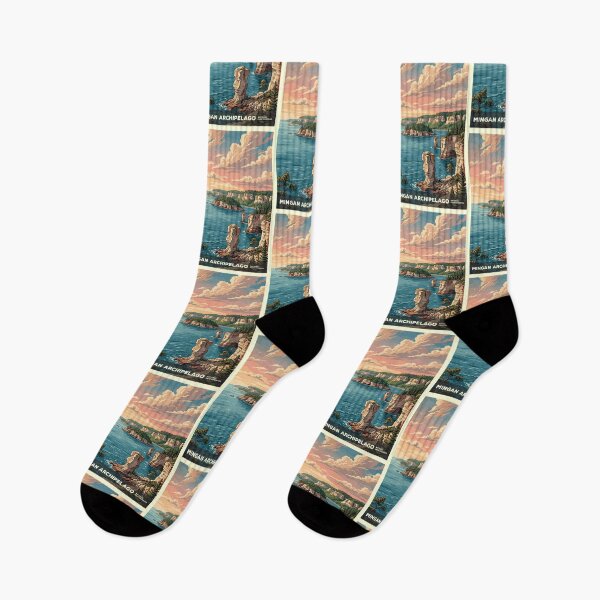 Item preview, Mingan Archipelago National Park Canada Travel Vintage designed and sold by RareDeerArt.