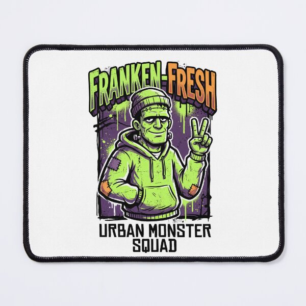 Item preview, Franken Fresh Urban Monster Squad Frankenstein Graffiti Design Tee designed and sold by DarylWelsh2024.