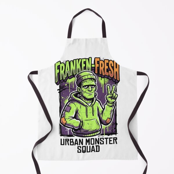 Item preview, Franken Fresh Urban Monster Squad Frankenstein Graffiti Design Tee designed and sold by DarylWelsh2024.