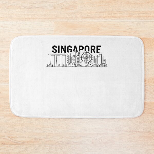 Item preview, Singapore Skyline Retro Vintage Singaporean designed and sold by ShirTomDesigns.