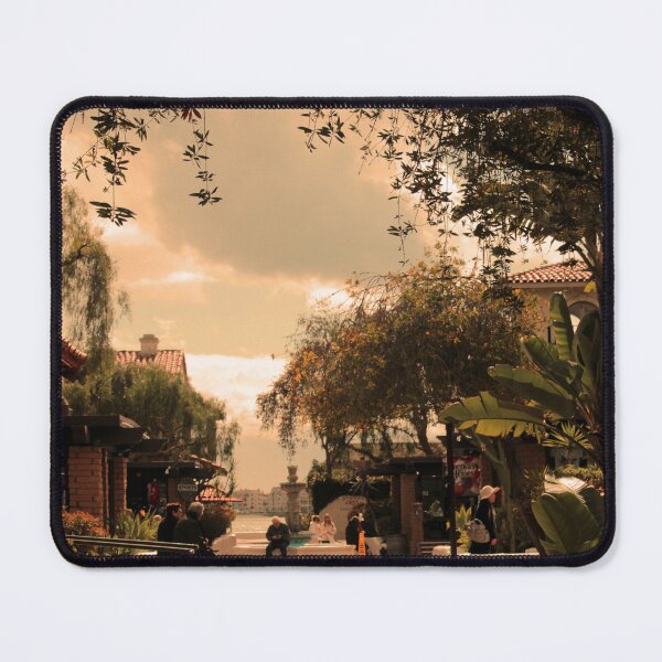 Item preview, Paved square and fountain under a golden sky designed and sold by By Sanata Photography.