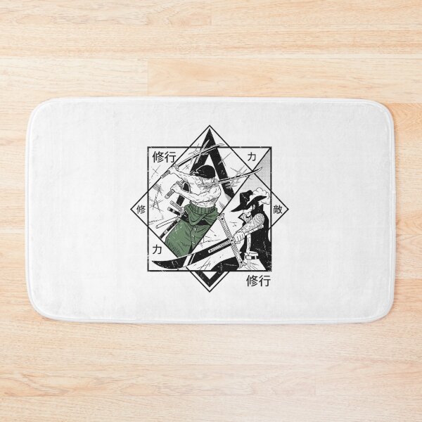 Item preview, Roronoa Zoro vs Mihawk Swordfight Geometric Anime Art designed and sold by FreakToons.