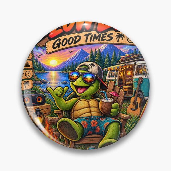 Item preview, Funny Turtle Shirt – Slow Life Good Times Beach Travel Adventure designed and sold by Molli98.