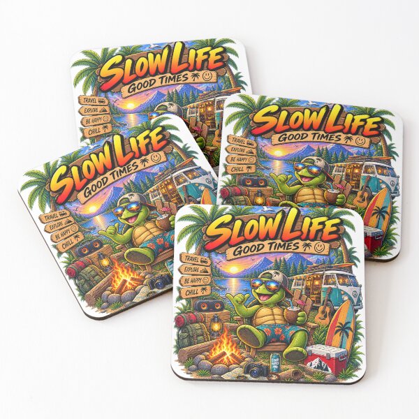Item preview, Funny Turtle Shirt – Slow Life Good Times Beach Travel Adventure designed and sold by Molli98.
