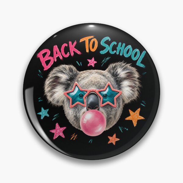 Item preview, Back to School Koala Bubble Gum Star Glasses  designed and sold by MOCH- ART.