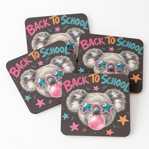 Item preview, Back to School Koala Bubble Gum Star Glasses  designed and sold by MOCH- ART.