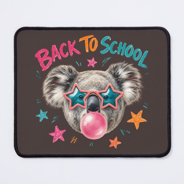 Item preview, Back to School Koala Bubble Gum Star Glasses designed and sold by MOCH- ART.
