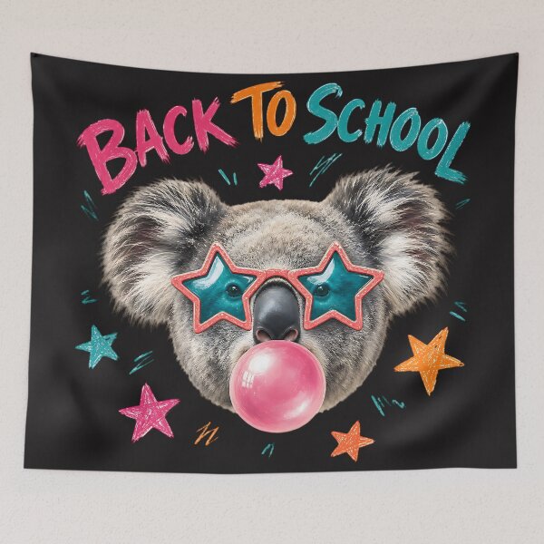 Item preview, Back to School Koala Bubble Gum Star Glasses  designed and sold by MOCH- ART.