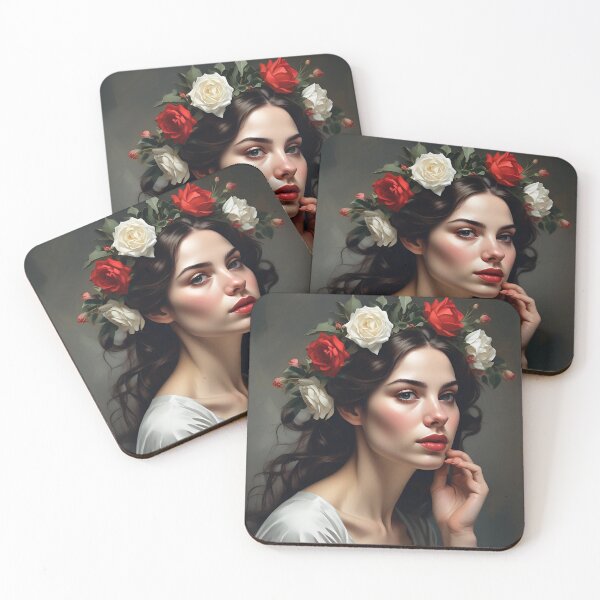 Item preview, Woman with flowers  designed and sold by MK26Designs.