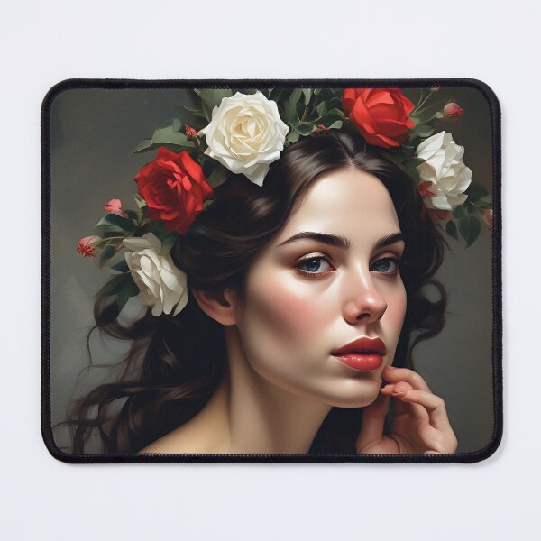 Item preview, Woman with flowers designed and sold by MK26Designs.
