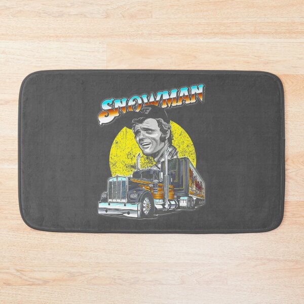 Item preview, beautiful snowman Smokey the bandit smile face art designed and sold by VickieFranecki.
