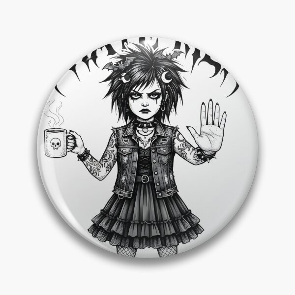 Item preview, I hate men. Goth girl. Coffee mood aesthetic. designed and sold by OH-MY-GOTH.