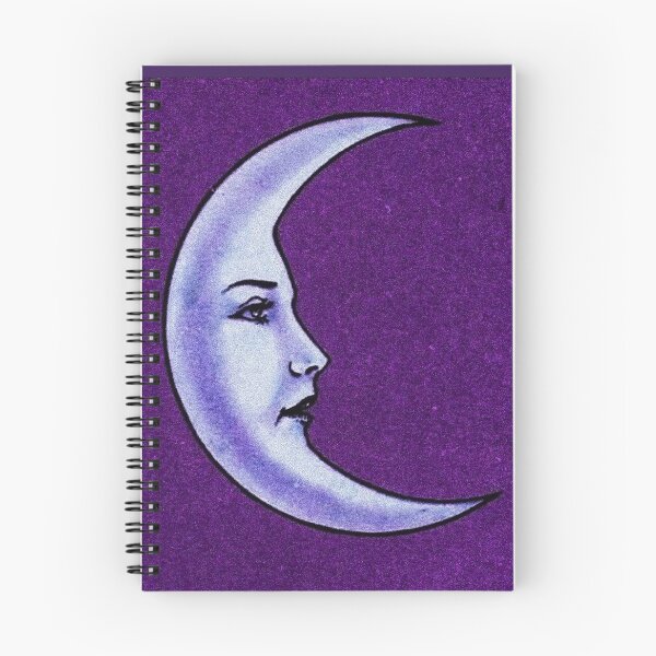 Item preview, Purple whimsigoth moon aesthetic 90s celestial designed and sold by BrontesWhimsyStore.