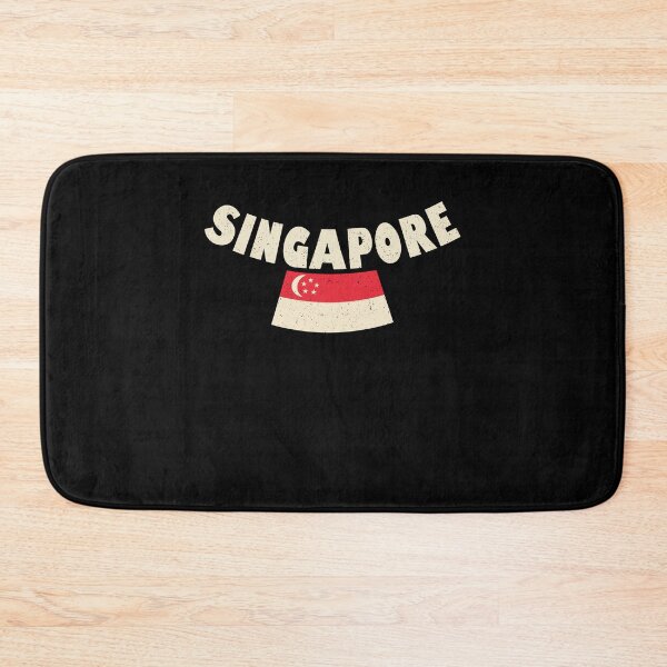 Item preview, Singapore Flag Vintage Singaporean Flag Retro designed and sold by ShirTomDesigns.