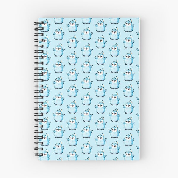 Item preview, Cute Blue Party Bird with Hat - Kawaii Celebration Character designed and sold by Raloel Art.