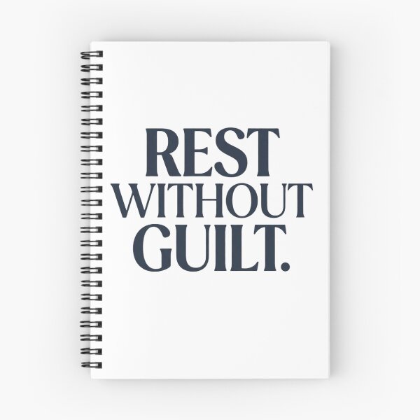 Item preview, Rest Without Guilt | Mental Wellness Self Care designed and sold by Amr Darwish Graphic designer.