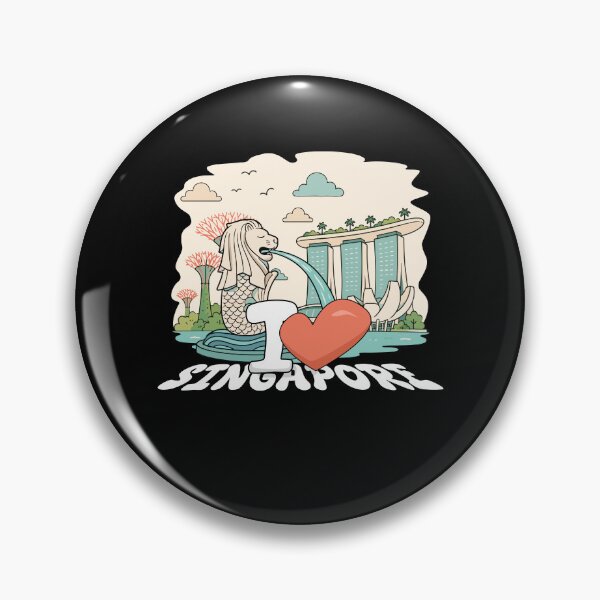 Item preview, Singapore Singaporean I Heart Singapore designed and sold by ShirTomDesigns.