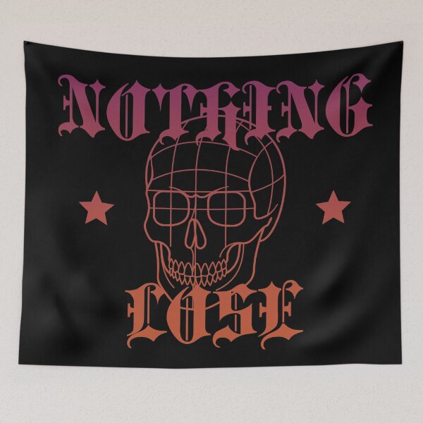 Item preview, Nothing To Lose Grid Skull Streetwear Design designed and sold by bolayousri.