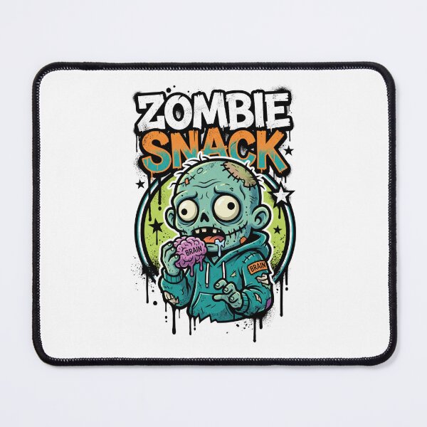 Item preview, Zombie Snack Brain Eater Cute Monster Graffiti Designn Tee designed and sold by DarylWelsh2024.