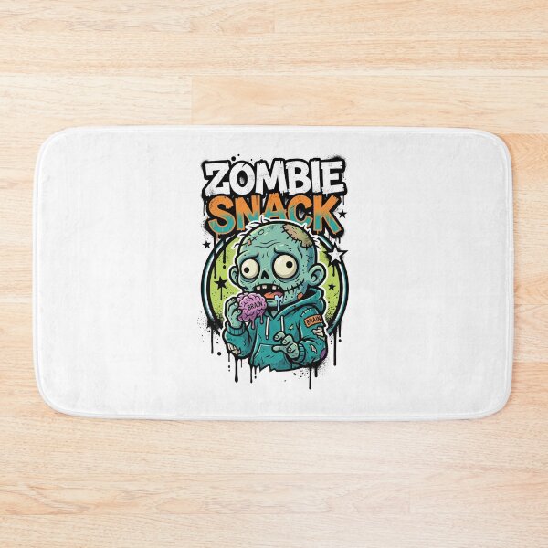 Item preview, Zombie Snack Brain Eater Cute Monster Graffiti Designn Tee designed and sold by DarylWelsh2024.