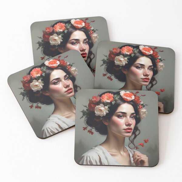 Item preview, Woman with flowers  designed and sold by MK26Designs.