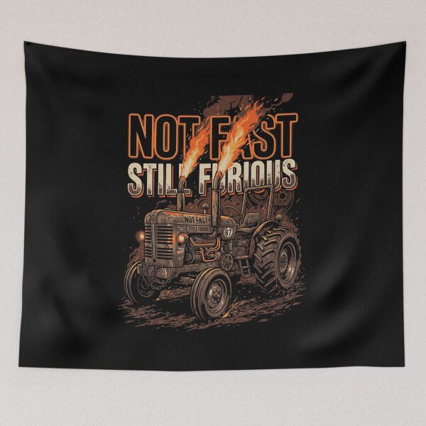 Item preview, Not Fast Still Furious Funny Slow Car Quote AUG-369 designed and sold by noberic.
