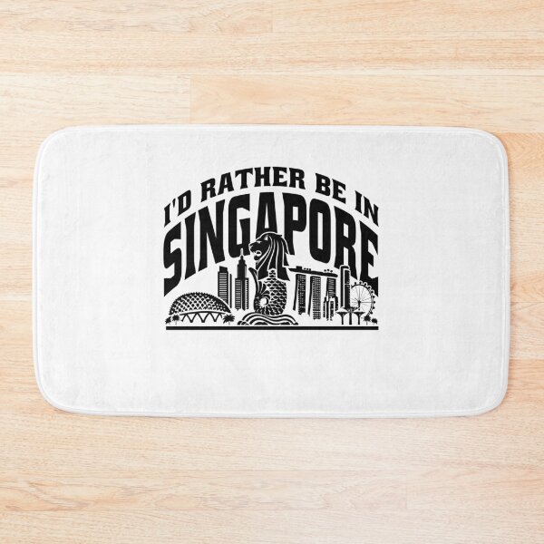 Item preview, I'd Rather Be In Singapore Singaporean designed and sold by ShirTomDesigns.