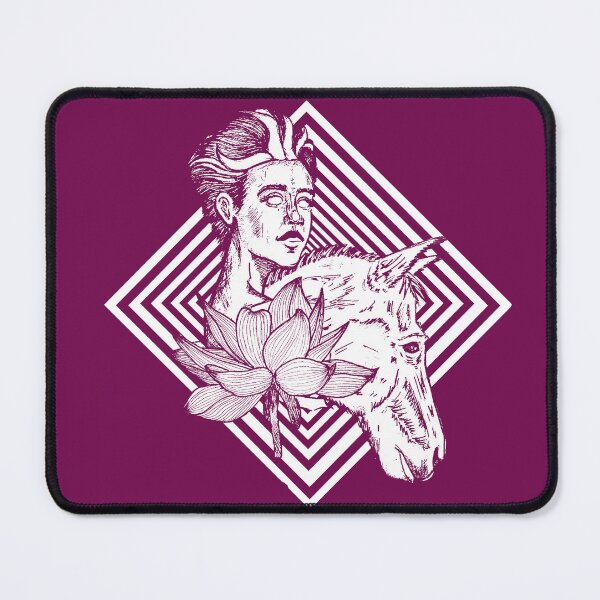 Item preview, Wild Grace – Woman and Horse Lotus Art designed and sold by Half Mess.