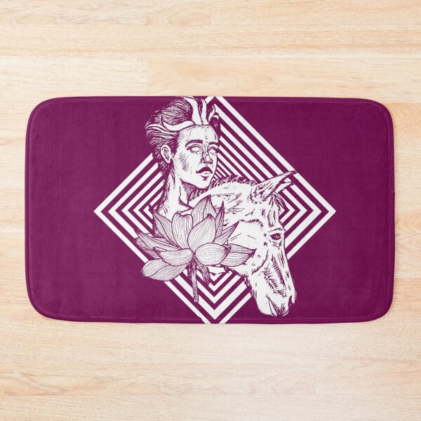 Item preview, Wild Grace – Woman and Horse Lotus Art designed and sold by Half Mess.