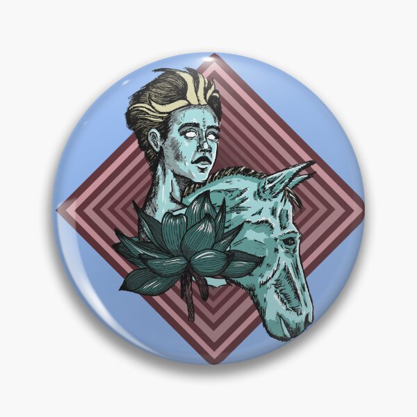Item preview, Wild Grace – Woman and Horse Lotus Art designed and sold by Half Mess.