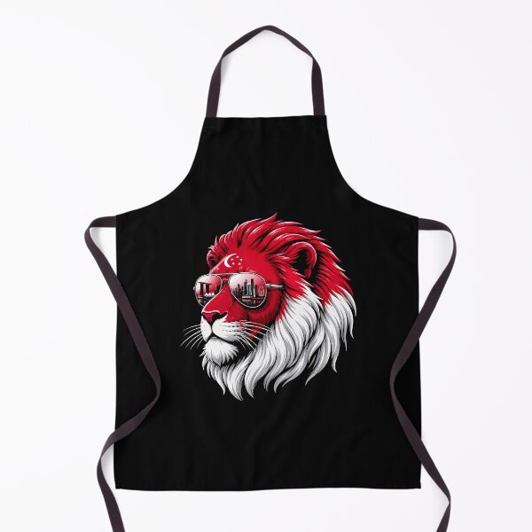 Item preview, Love Singapore Lion Singaporean Flag designed and sold by ShirTomDesigns.