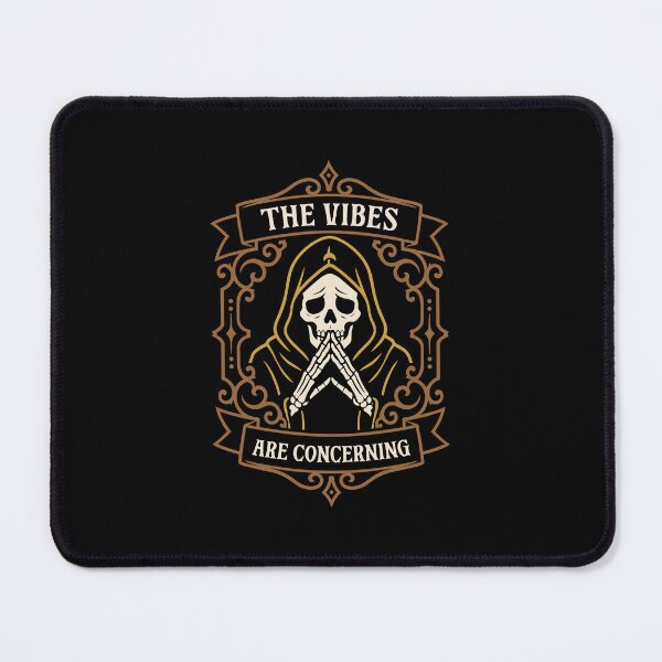 Item preview, The Vibes are Concerning Dark Humor designed and sold by pixeptional.