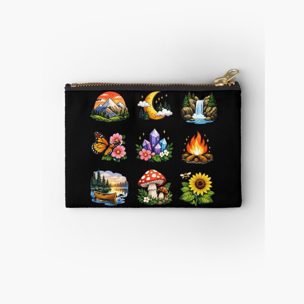 Item preview, Cozy Nature Wilderness Butterfly Crystal Campfire Aesthetic designed and sold by Rehnair.