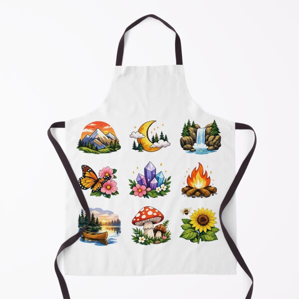 Item preview, Cozy Nature Wilderness Butterfly Crystal Campfire Aesthetic designed and sold by Rehnair.