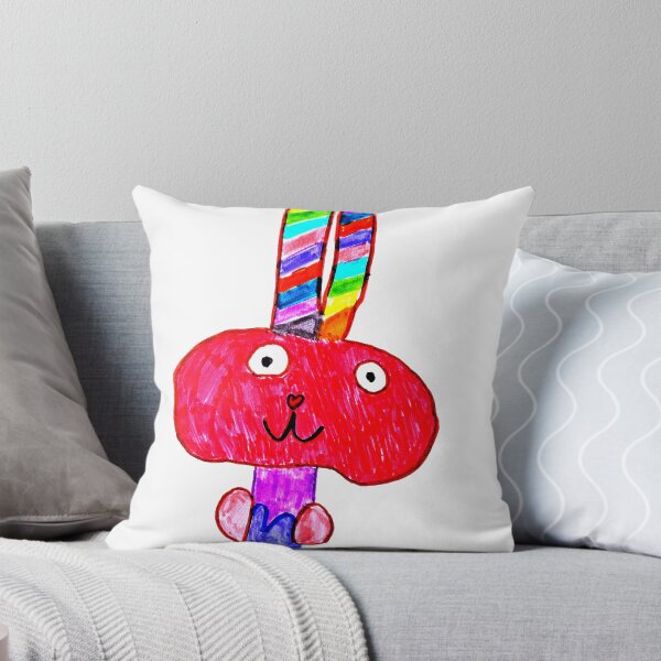 Item preview, Rainbow Ears Magic Bunny - Kids Art Collaboration designed and sold by TwoLinesArt.