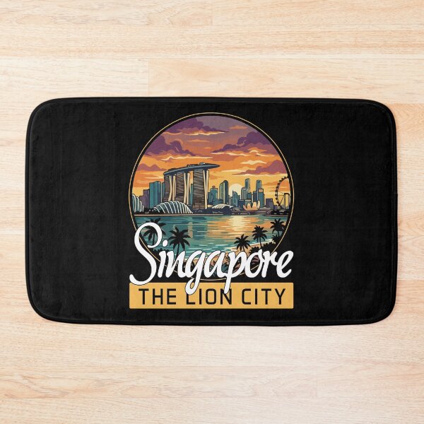 Item preview, Singapore The Lion City Retro Vintage designed and sold by ShirTomDesigns.