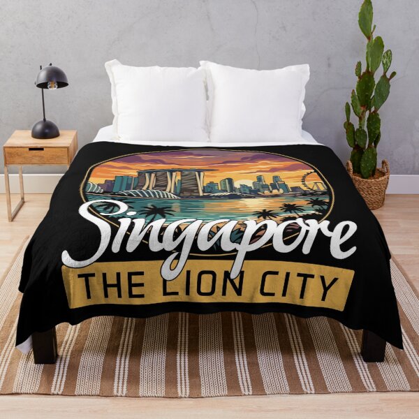Item preview, Singapore The Lion City Retro Vintage designed and sold by ShirTomDesigns.