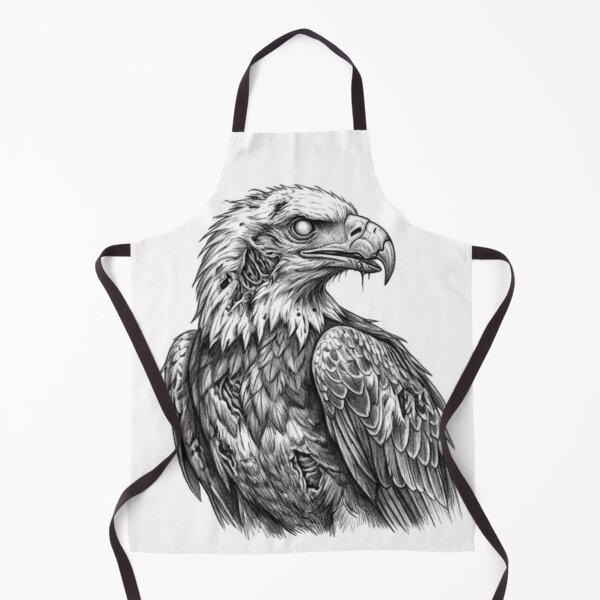 Item preview, Zombie Eagle Halloween – Spooky Undead Animal Pencil Art designed and sold by Pencil-Art.