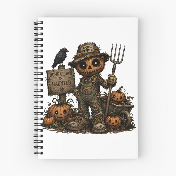 Item preview, Pumpkin Farmer | Horror Pumpkin Scarecrow designed and sold by Weasel Graphix.