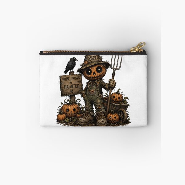 Item preview, Pumpkin Farmer | Horror Pumpkin Scarecrow designed and sold by Weasel Graphix.