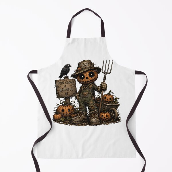 Item preview, Pumpkin Farmer | Horror Pumpkin Scarecrow designed and sold by Weasel Graphix.