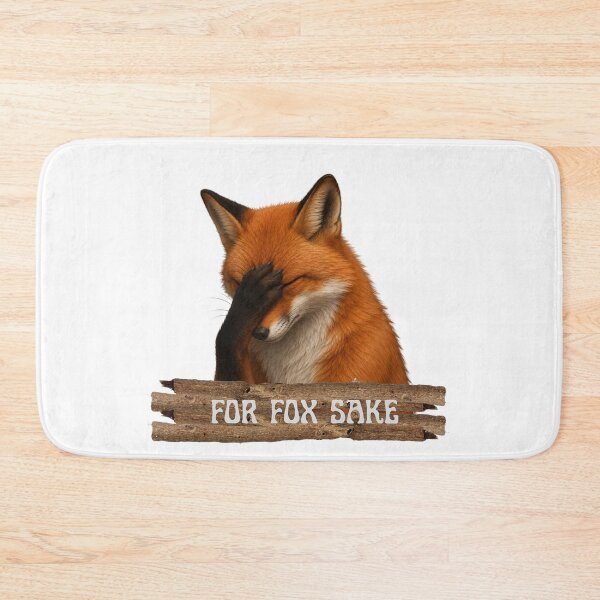 Item preview, Oh for fox sake goblincore fox doing facepalm designed and sold by Neurospicy Trolls.