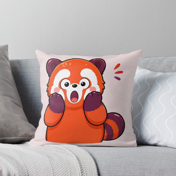 Item preview, Kawaii Red Panda Shocked designed and sold by RedpandasMerch.