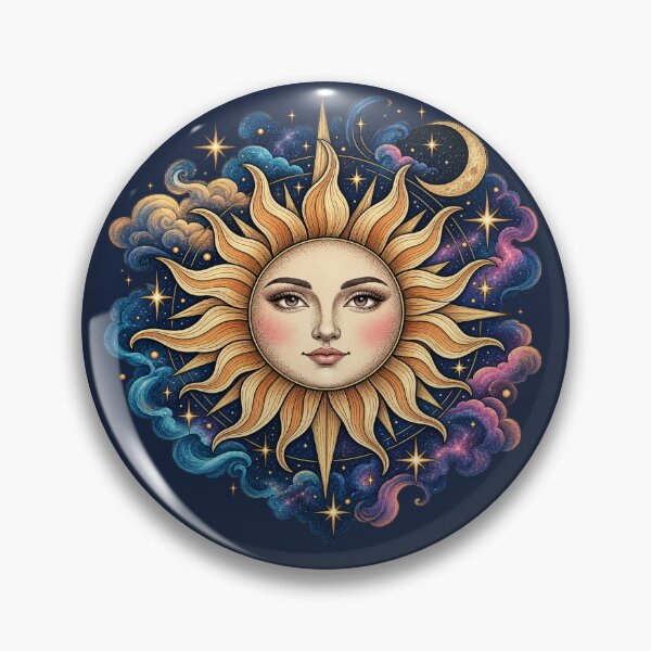 Item preview, Celestial Sun & Moon designed and sold by Hari Arts.