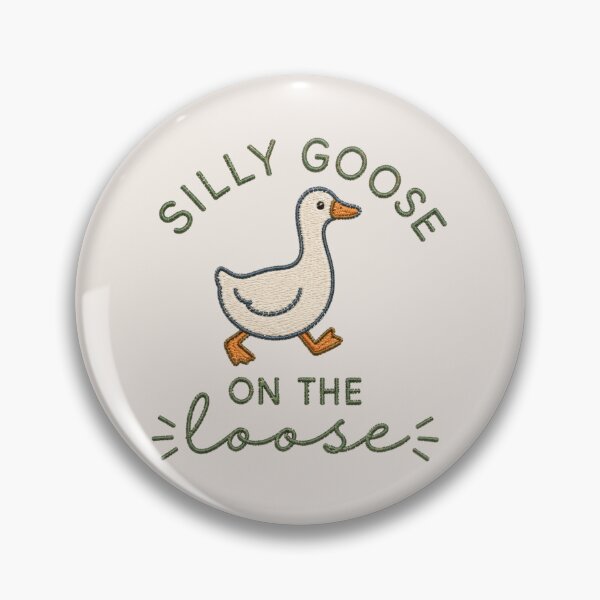 Item preview, Silly Goose on the loose Baby, funny pregnancy announcement Baby, Funny Silly Goose Baby Shower Gift designed and sold by Quiajia.