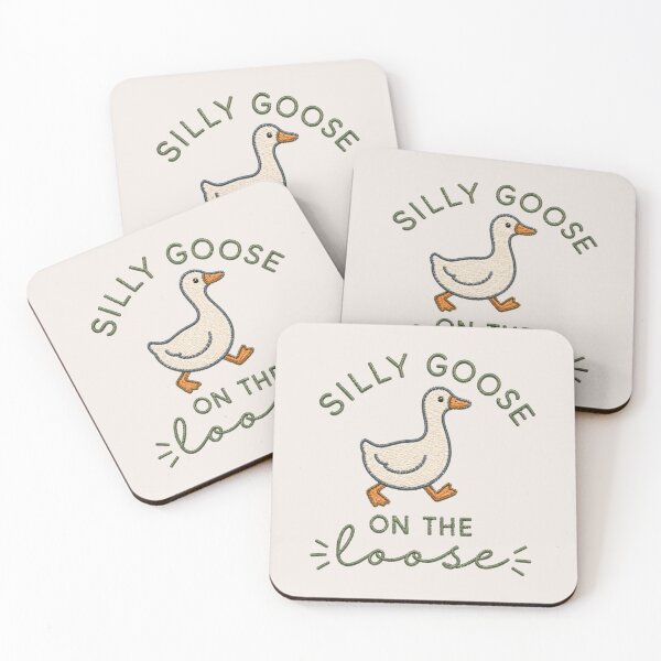 Item preview, Silly Goose on the loose Baby, funny pregnancy announcement Baby, Funny Silly Goose Baby Shower Gift designed and sold by Quiajia.